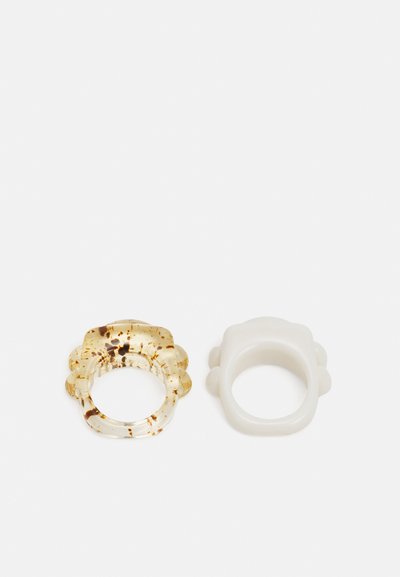 La Manso HALF ICONIC 2 PACK - Anello - marfil/caramel