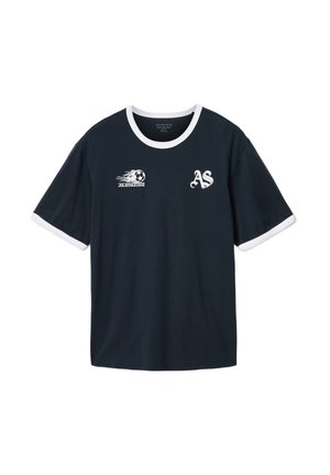 AllSaints, BLEUS SS CREW . - T-shirts print - navy blue