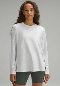 ALL YOURS - Longsleeve - heathered core ultra light grey