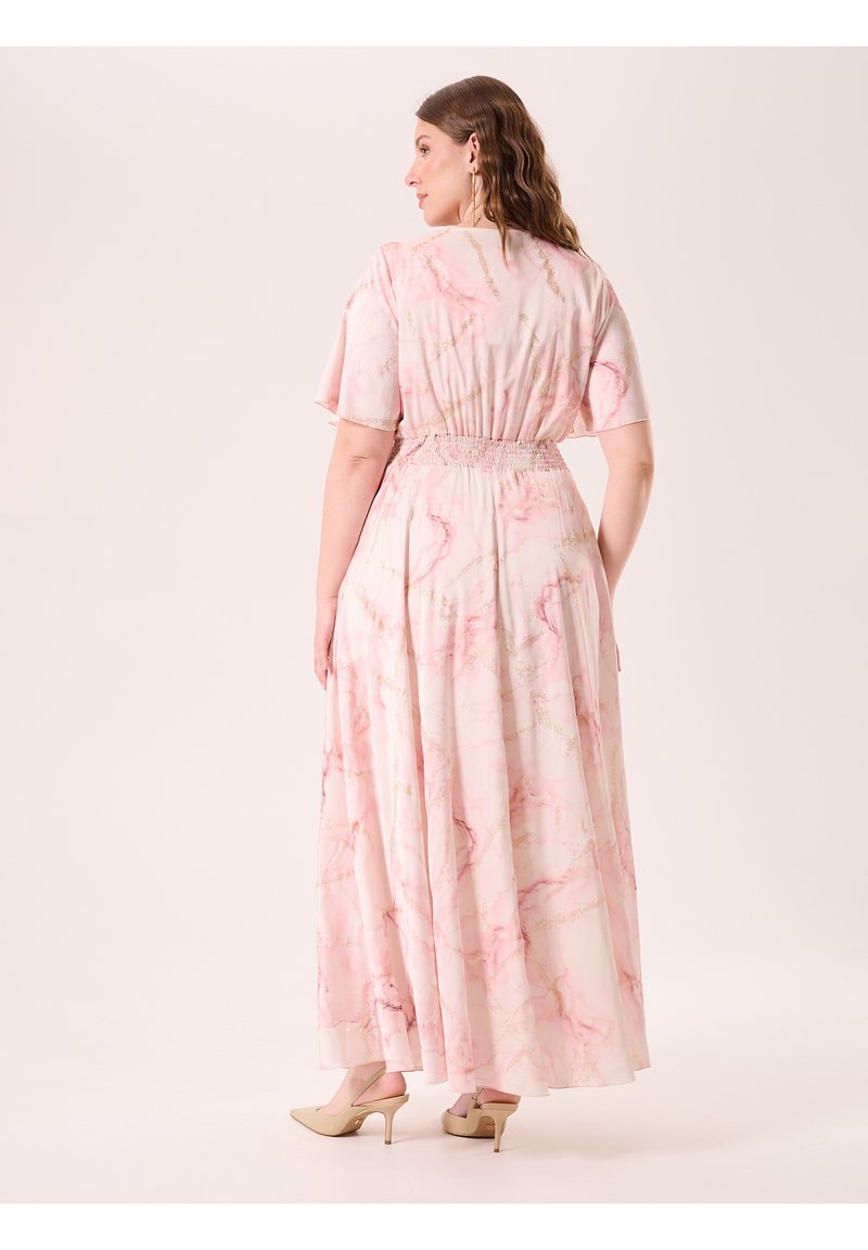 rinascimento pink dress RINASCIMENTO Sleeveless Maxi Dress