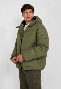 RESPECT QUILTED WITH ZIPPED POCKETS - Winter jacket - khaki