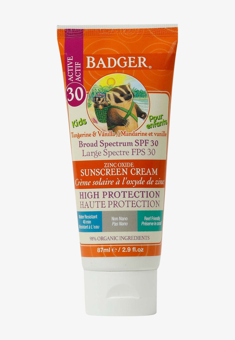 Badger SUNSCREEN CREAM SPF 30 KIDS CLEAR ZINC Sonnenschutz Zalando.de