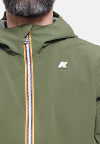 K-Way BONDED - Felpa con zip - verde