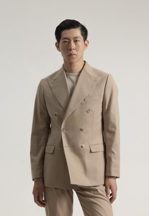 AMERICANA CRUZADA DESESTRUCTURADA - Americana - marrón