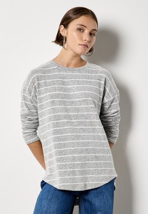 APRICOT SOFT TOUCH STRIPE  - Maglietta a manica lunga - grey