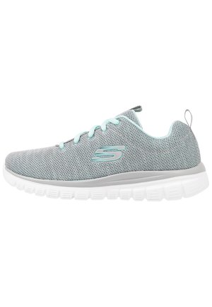 Skechers GRACEFUL - Trainers - gray/mint