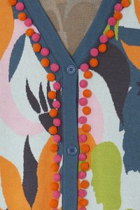 Never Fully Dressed BALEARIC FORREST CARDI - Cardigan - blue