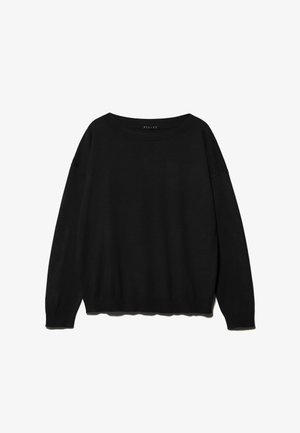 Sisley, OVERSIZED SWEATER - Sweatshirt - black