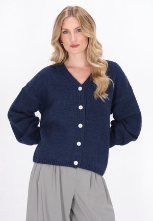 Strickjacke - navy