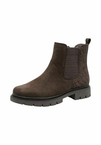 Tamaris CHELSEA - Stivaletti con plateau - mocca comb