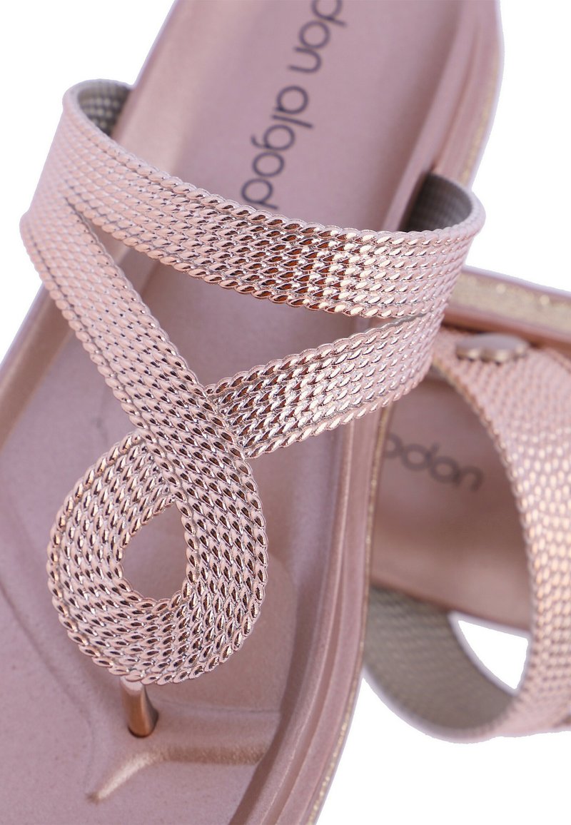 Don Algodon Sandalias de dedo - gold coloured/dorado Zalando.es