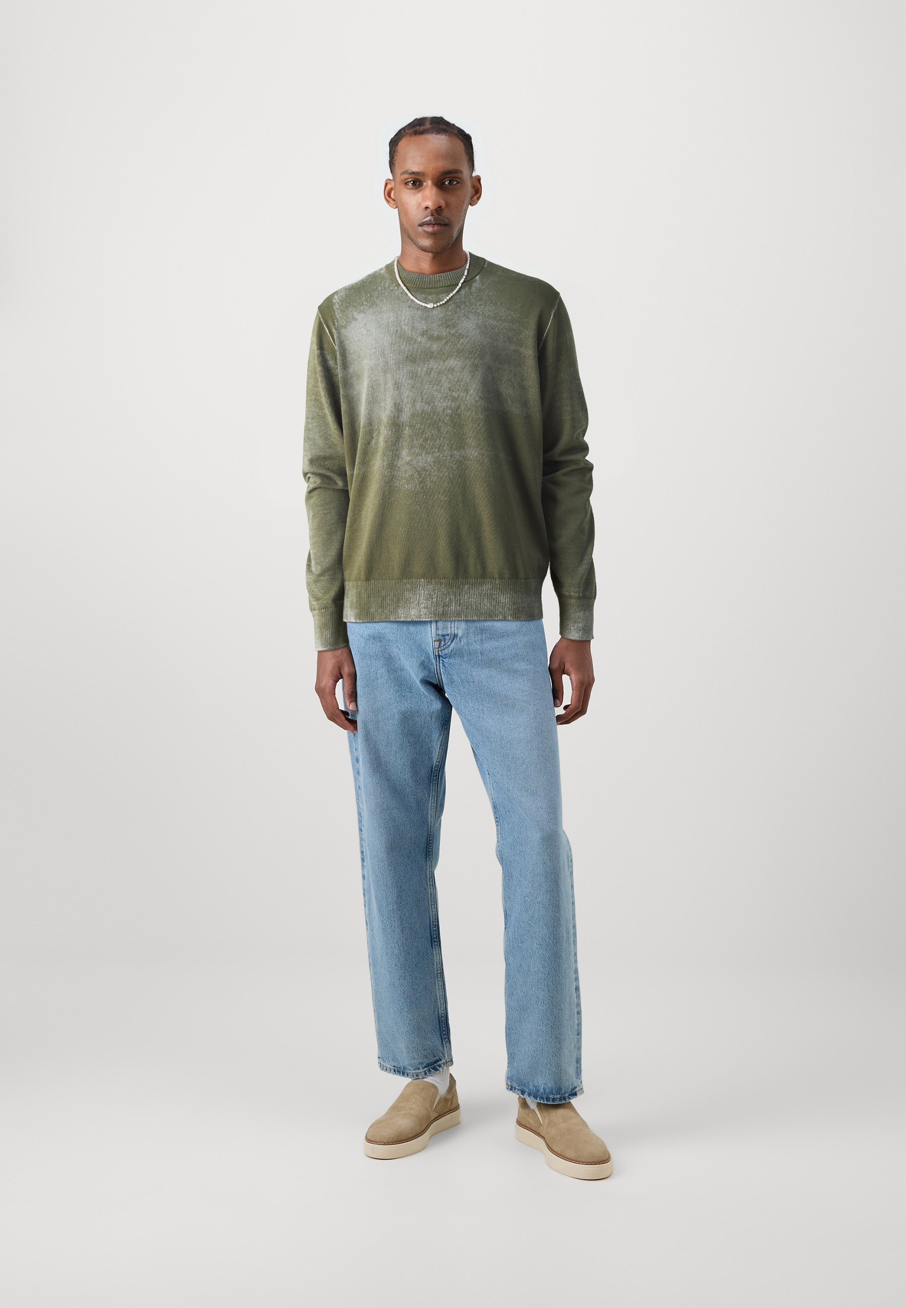 DIESEL ニット K-LARENCE-B Diesel K-Larence-B プリント プルオーバー | ブラック | FARFETCH JP
