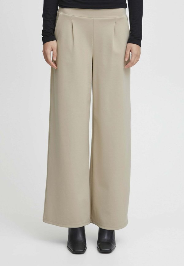 IHKATE SUS LONG - Trousers - beige