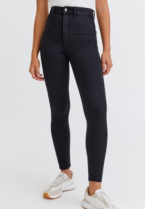 Jeans Skinny Fit - mottled black