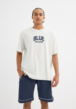 INSIDE, BERMUDA JOGGER DEPORTIVA AZUL MARINO - Pantalones deportivos - azul