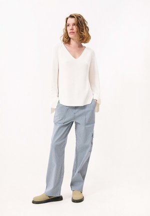 POLETTE - Pantalon classique - bleu jean