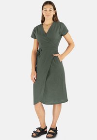 Normani MUSSELIN - Freizeitkleid - anthrazit