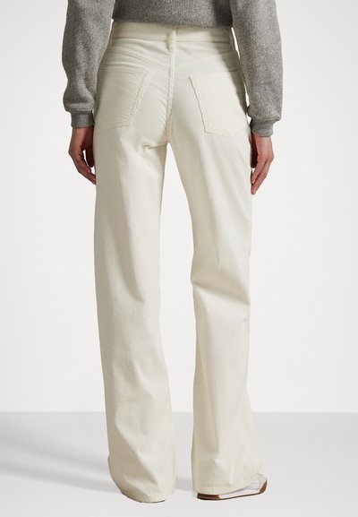 Polo Ralph Lauren COTTON CORDUROY WIDE-LEG PANT - Housut - warm white