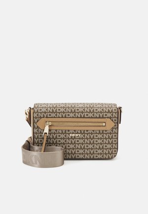 DKNY BRYANT AVE - Cross body bag - chino/cappuccino