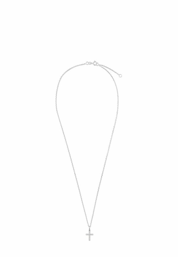 ZIRKONIA - Halskette - weißgoldfarben