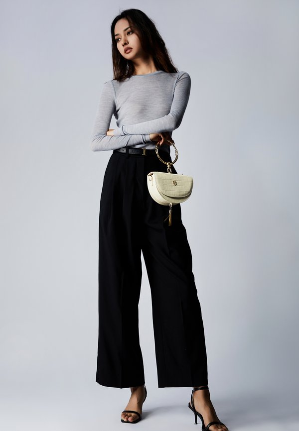 VINTAGE HALF-MOON - Handtasche - beige