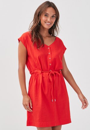 MIT GÜRTELZUG - Blousejurk - red