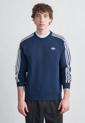 STRIPES CREW - Sweatshirt - night indigo