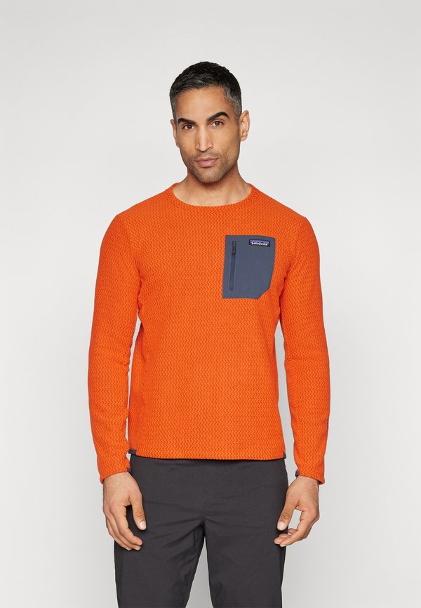 AIR CREW - Fleece jumper - pollinator orange