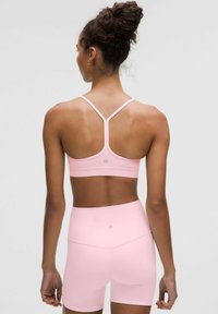 lululemon FLOW Y NULU™ - Sportski grudnjak s blagom potporom - Pink Organza