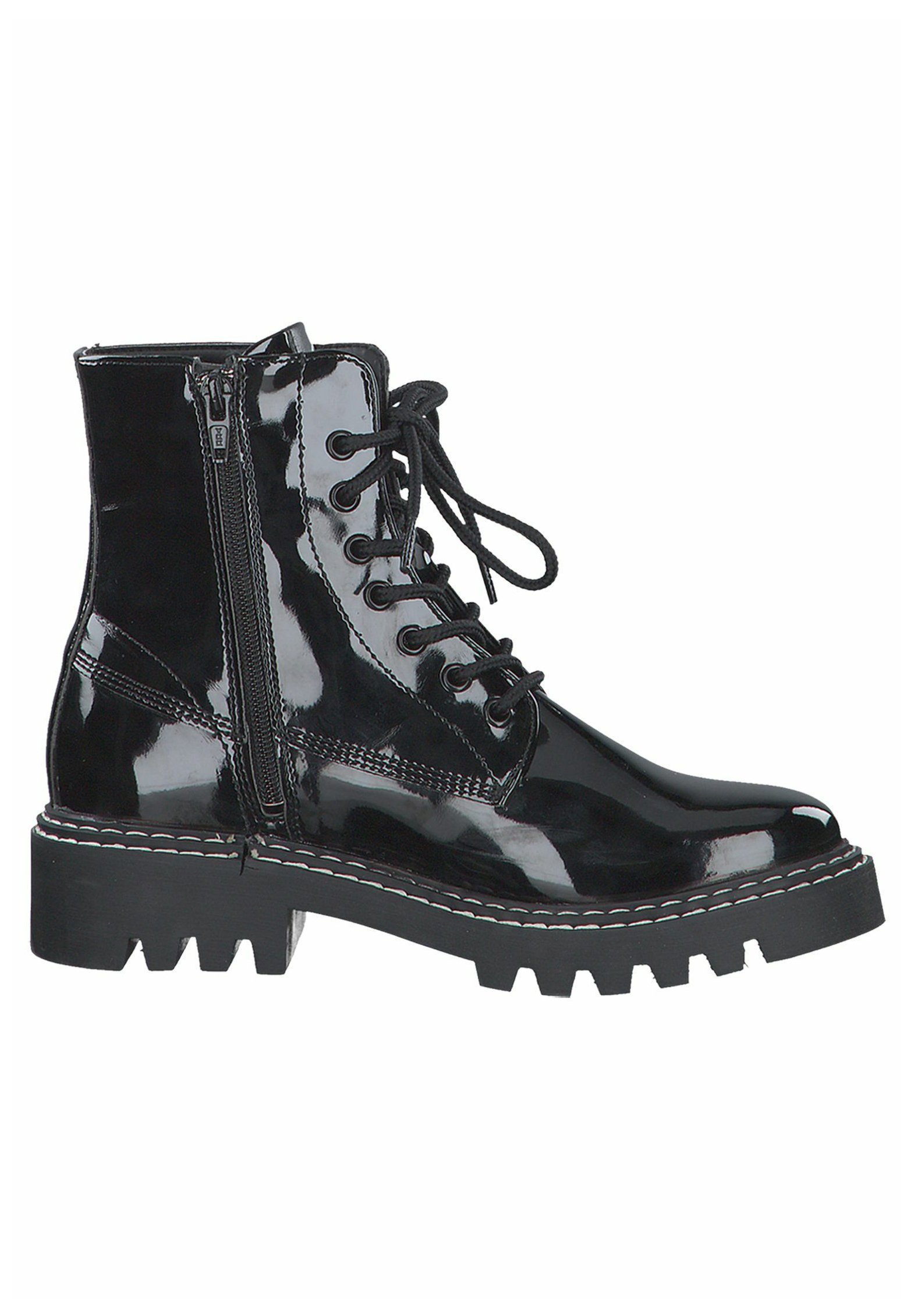 tamaris patent boots