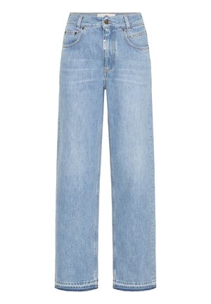 BASERENA - Džinsi ar taisnām starām - stonewash
