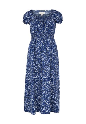 Apricot BRUSH SPOT MILKMAID MIDI - Day dress - blue