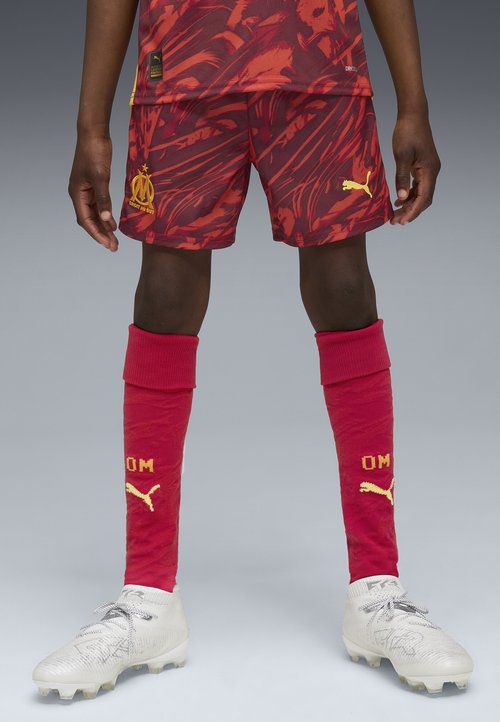 PUMA OLYMPIQUE DE MARSEILLE 25/26 - Sports shorts - dark crimson-sunny yellow-dark poppy — photo 2
