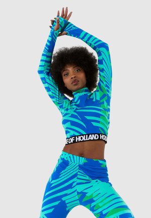 TROPICAL  - Long sleeved top - blue