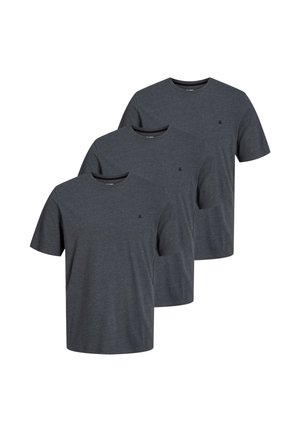 3 PACK - T-shirt basic - dark grey melange