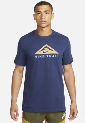 TEE TRAIL - T-shirt z nadrukiem - midnight navy