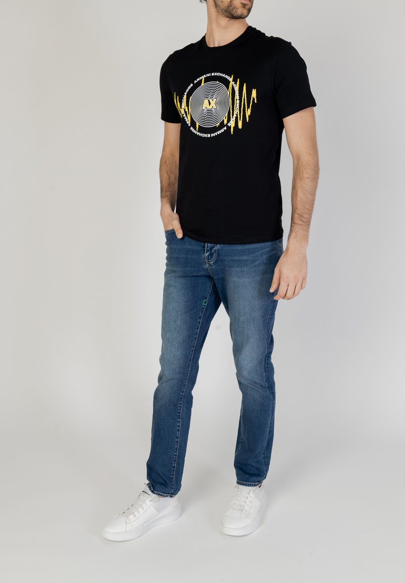 Armani Exchange T-shirt print zwart Armani Exchange T-shirt print zwart