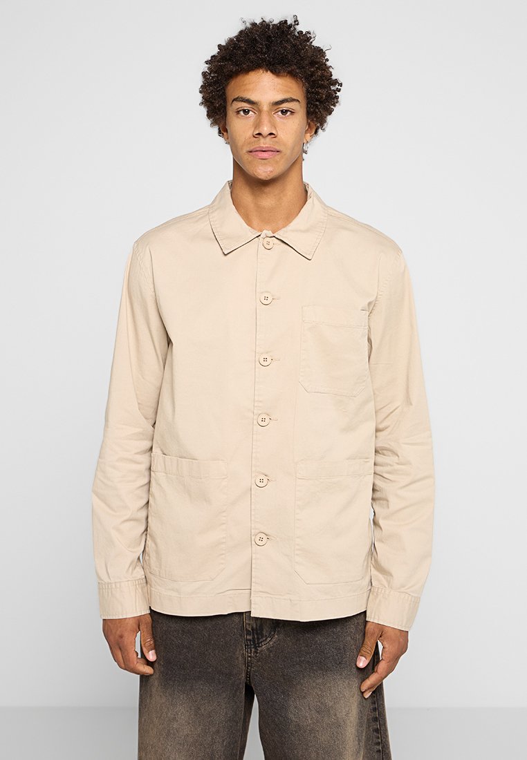 KnowledgeCotton Apparel Lichte jas beige KnowledgeCotton Apparel Lichte jas beige