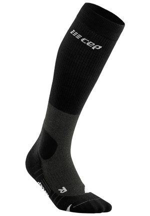 CEP HIKING MERINO COMPRESSION TALL SOCKS MEN - MADE IN GERMANY - Calzettoni - stonegrey grey