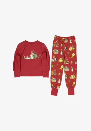Geggamoja PETTSON AND FINDUS CHRISTMAS - Nattøj sæt - dark red