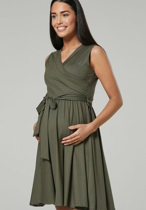 Jersey dress - khaki