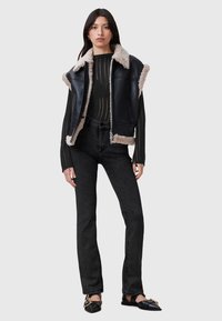 AllSaints AKI LS - Maglietta a manica lunga - black