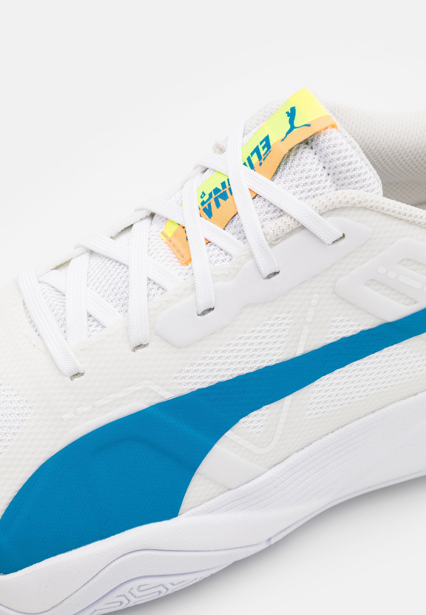 puma rise glow trainers neon pink