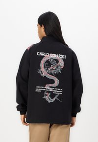 Carlo Colucci - KIMONO UNISEX - Cardigan - black Thumbnail Image 1