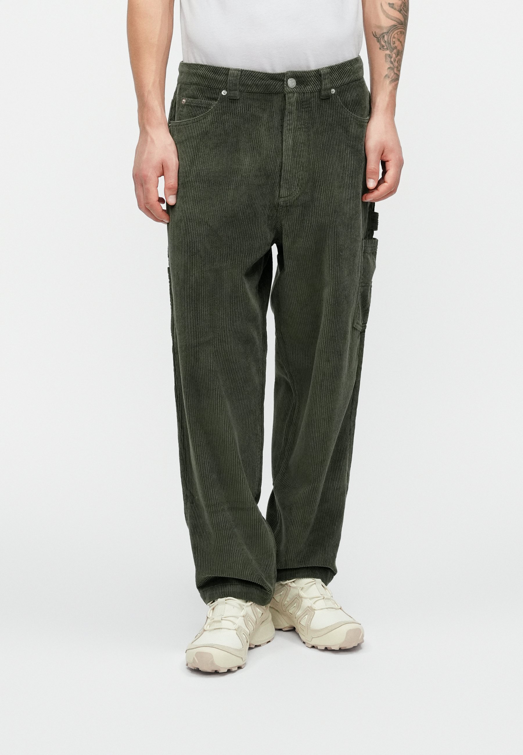 Santa Cruz BIG PANTS UNISEX - Trousers - biscuit cord/beige