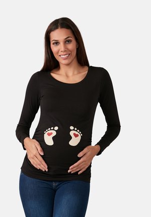 Langarmshirt - schwarz