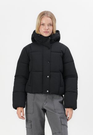 JDY JDYWONDER HOOD PUFFER - Winterjas - black