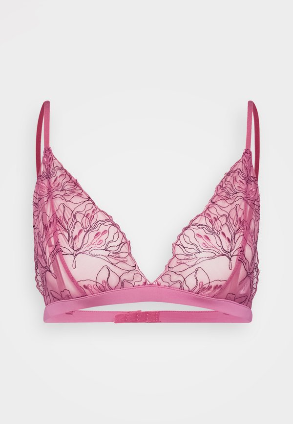 BRA - Triangle bra - rose wine2