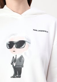 KARL LAGERFELD IKON AQUARELLE - Felpa - white