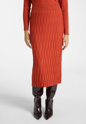 Bleistiftrock - arancione